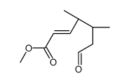 methyl (4R,5R)-4,5-dimethyl-7-oxohept-2-enoate结构式