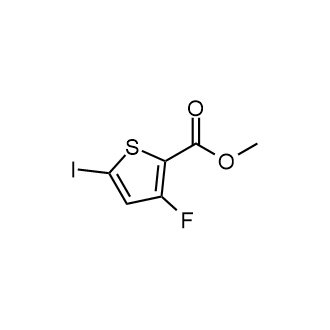 Methyl 3-fluoro-5-iodothiophene-2-carboxylate Structure