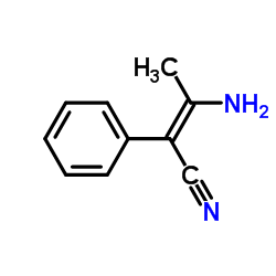 Crotononitrile,3-amino-2-phenyl- (8CI) Structure