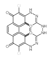 1,4-Naphthoquinone,2,2'-(1,4-phthalazinediyldihydrazo)bis[3-chloro- (8CI) structure