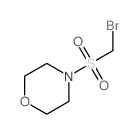 Morpholine,4-[(bromomethyl)sulfonyl]-结构式