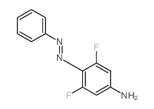 Benzenamine,3,5-difluoro-4-(2-phenyldiazenyl)- Structure