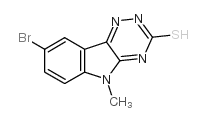 8-bromo-5-methyl-2H-[1,2,4]triazino[5,6-b]indole-3-thione Structure