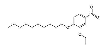 1-decyloxy-2-ethoxy-4-nitrobenzene结构式