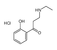3-(ethylamino)-1-(2-hydroxyphenyl)propan-1-one,hydrochloride Structure