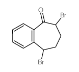 5H-Benzocyclohepten-5-one,6,9-dibromo-6,7,8,9-tetrahydro- Structure