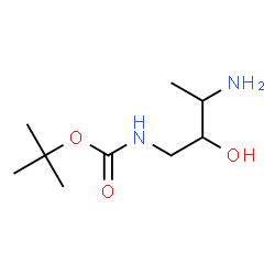 Carbamic acid, (3-amino-2-hydroxybutyl)-, 1,1-dimethylethyl ester (9CI) Structure