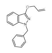 1-BENZYL-3-PROPENYLOXY-1H-INDAZOLE Structure