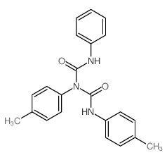 Imidodicarbonicdiamide, N,2-bis(4-methylphenyl)-N'-phenyl- structure