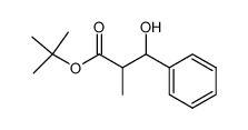 2-methyl-3-hydroxy-3-phenylpropionic acid t-butyl ester结构式