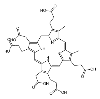 3,8-bis(carboxymethyl)-13,17-dimethyl-21H,23H-Porphine-2,7,12,18-tetrapropanoic acid picture