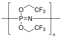 聚(二(2,2,2-三氟乙氧基)偶磷氮烯)结构式