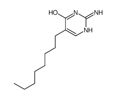 2-amino-5-octyl-1H-pyrimidin-6-one Structure