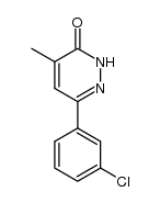 6-(m-Chlorophenyl)-4-methyl-3(2H)-pyridazinone Structure