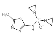 Phosphinic amide,P,P-bis(1-aziridinyl)-N-(5-methyl-1,3,4-thiadiazol-2-yl)- (7CI,8CI,9CI)结构式