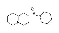 (2R)-2-[(3R,8aS)-2,3,4,5,6,7,8,8a-octahydro-1H-quinolizin-3-yl]piperid ine-1-carbaldehyde结构式