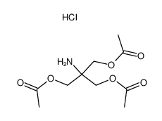 1,3-diacetoxy-2-acetoxymethyl-2-amino-propane, hydrochloride结构式