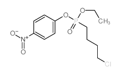 Phosphonic acid,(4-chlorobutyl)-, ethyl p-nitrophenyl ester (7CI,8CI) Structure