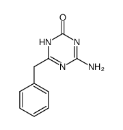 4-amino-6-benzyl-1H-[1,3,5]triazin-2-one结构式