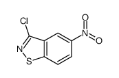 3-氯-5-硝基-1,2-苯异噻唑结构式