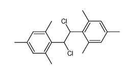 α,α'-dichloro-2,4,6,2',4',6'-hexamethyl-bibenzyl结构式