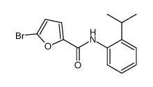 5-bromo-N-(2-isopropylphenyl)-2-furamide structure