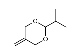 2-isopropyl-5-methylene-[1,3]dioxane Structure
