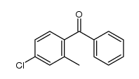 4-chloro-2-methylbenzophenone Structure