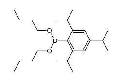 dibutyl 2,4,6-triisopropylphenylboronate结构式