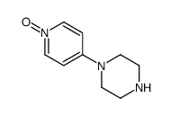 Piperazine, 1-(1-oxido-4-pyridinyl)- (9CI) structure