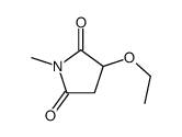 2,5-Pyrrolidinedione,3-ethoxy-1-methyl-(9CI) Structure