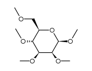 1-O,2-O,3-O,4-O,6-O-Pentamethyl-β-D-mannopyranose structure