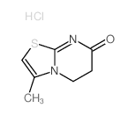 9-methyl-7-thia-1,5-diazabicyclo[4.3.0]nona-5,8-dien-4-one结构式