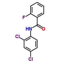 N-(2,4-Dichlorophenyl)-2-fluorobenzamide Structure