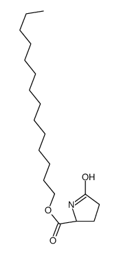 tetradecyl 5-oxo-L-prolinate结构式