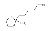 1,3-Dioxolane,2-(5-bromopentyl)-2-methyl-结构式