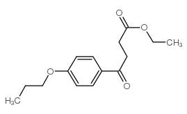 ETHYL 4-OXO-4-(4-N-PROPOXYPHENYL)BUTYRATE picture