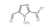 Imidazole-5-carboxaldehyde, 1-methyl-2-nitro-结构式