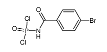 (4-bromo-benzoyl)-amidophosphoryl chloride结构式