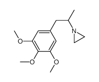 1-[1-(3,4,5-trimethoxyphenyl)propan-2-yl]aziridine结构式