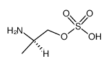 (R)-2-aminopropyl hydrogen sulfate结构式