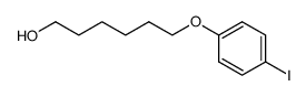 4-(6-hydroxyhexyloxy)iodobenzene结构式