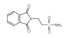 2H-Isoindole-2-ethanesulfonamide,1,3- dihydro-1,3-dioxo- structure