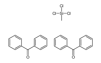 diphenylmethanone,trichloro(methyl)silane结构式