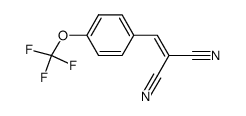 2-(4-trifluoromethoxybenzylidene)malononitrile Structure