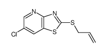 6-chloro-2-prop-2-enylsulfanyl-[1,3]thiazolo[4,5-b]pyridine Structure