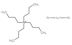 TETRA-N-BUTYLAMMONIUM DIBROMOAURATE structure