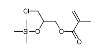 (3-chloro-2-trimethylsilyloxypropyl) 2-methylprop-2-enoate结构式
