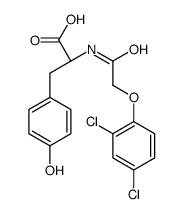 N-[(2,4-Dichlorophenoxy)acetyl]-L-tyrosine structure