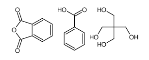 2-benzofuran-1,3-dione,benzoic acid,2,2-bis(hydroxymethyl)propane-1,3-diol结构式